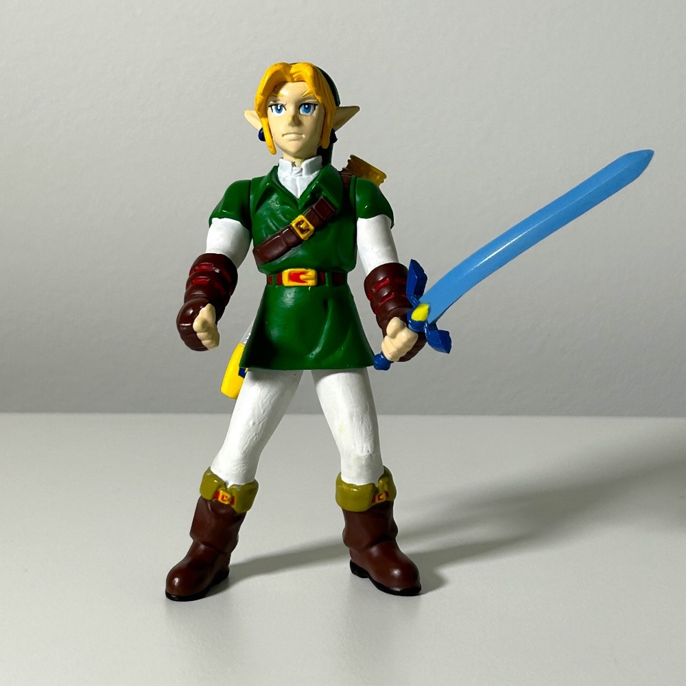 Vintage BD & A The Legend Of Zelda Ocarina Of Time Link Action Figure (OA2)